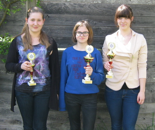 Siegerfoto (v.l.: Sofie Klenk, Alisa Semenova und Lea Alsheimer)